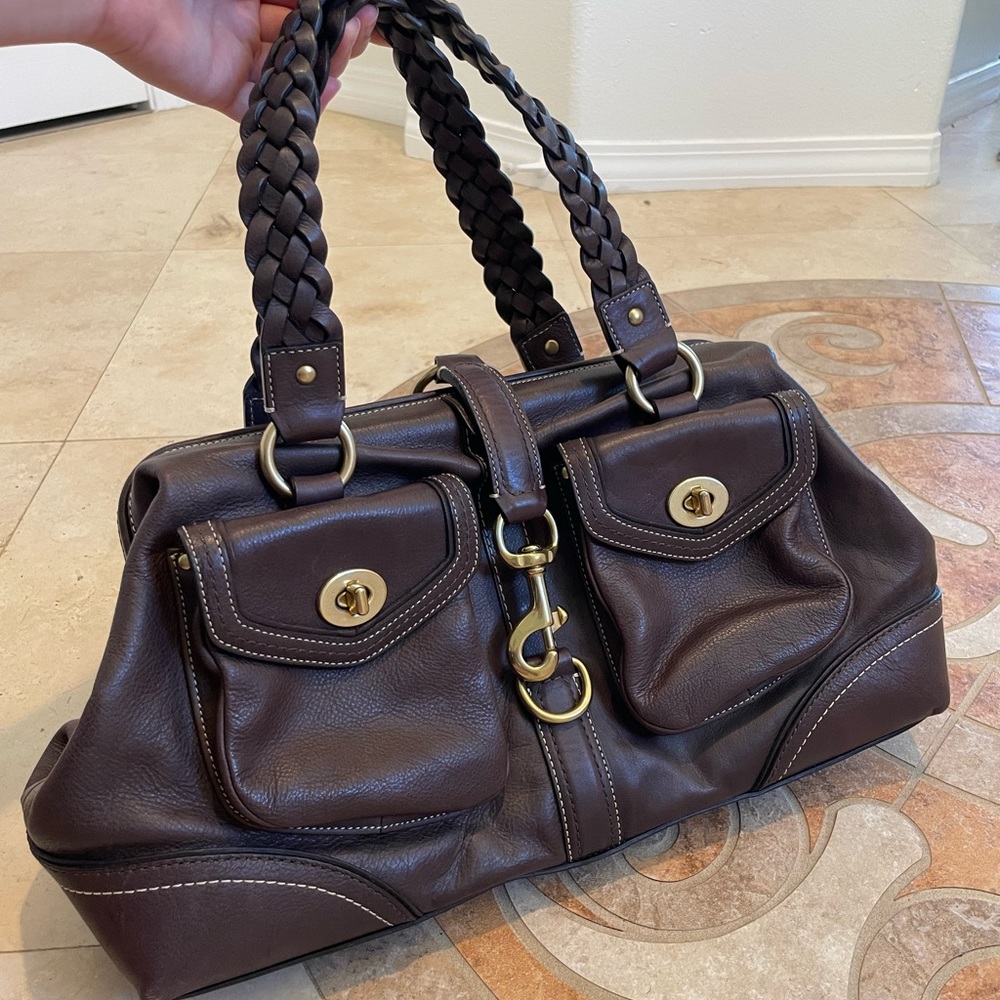 Vintage Coach Daphne Satchel